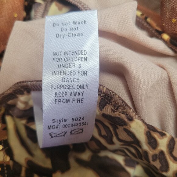 Weissman Showtime Grasslands Chant Leotard size SC - Picture 5 of 6